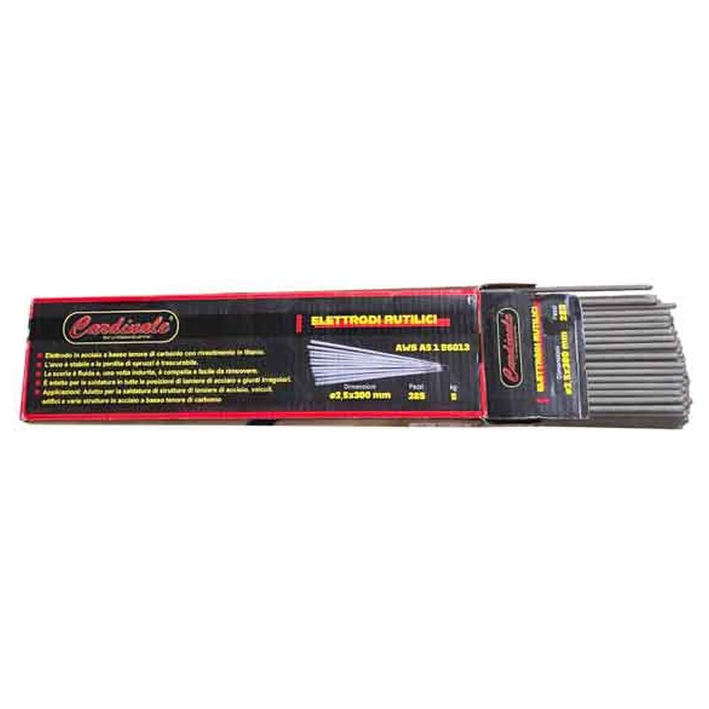 elettrodi rutilici cardinale elettrodi rutilici cardinale ø 2,5x300 mm - pz 1140
