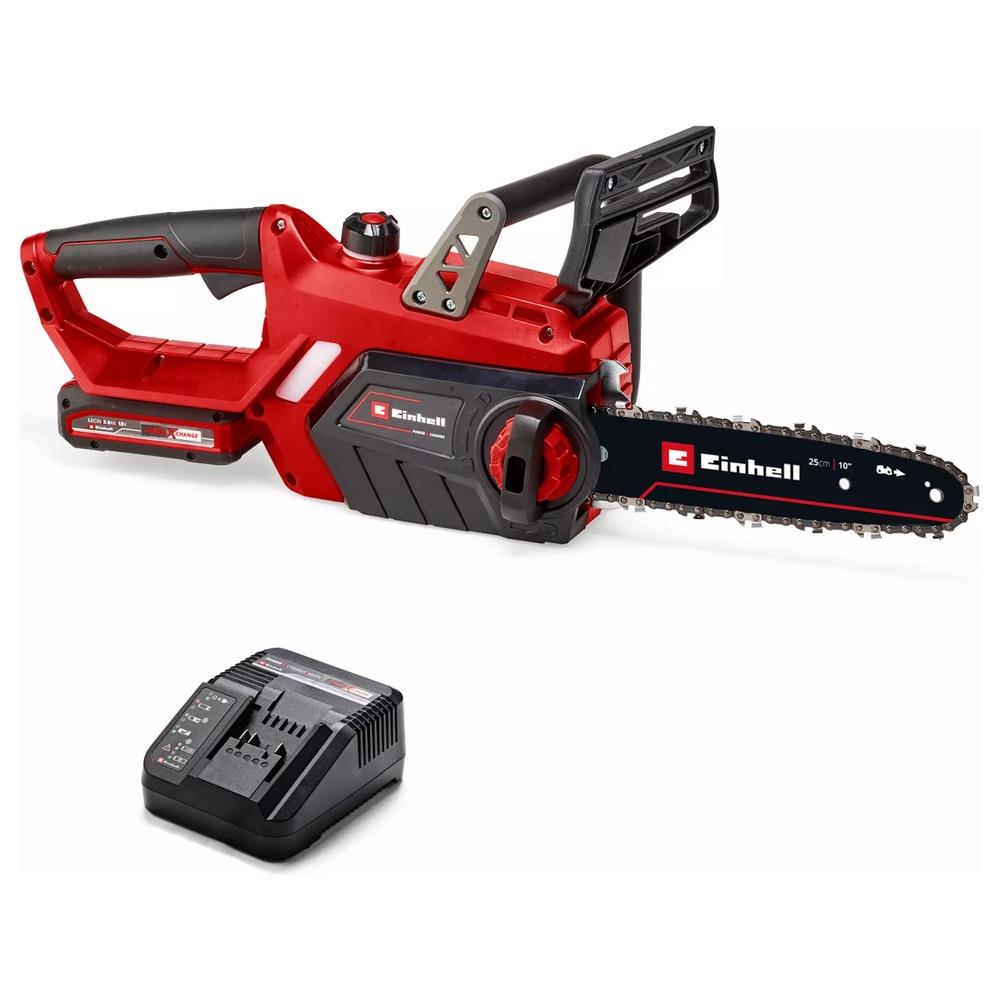elettrosega einhell a batteria ge-lc 18 li - kit (1x3,0ah)