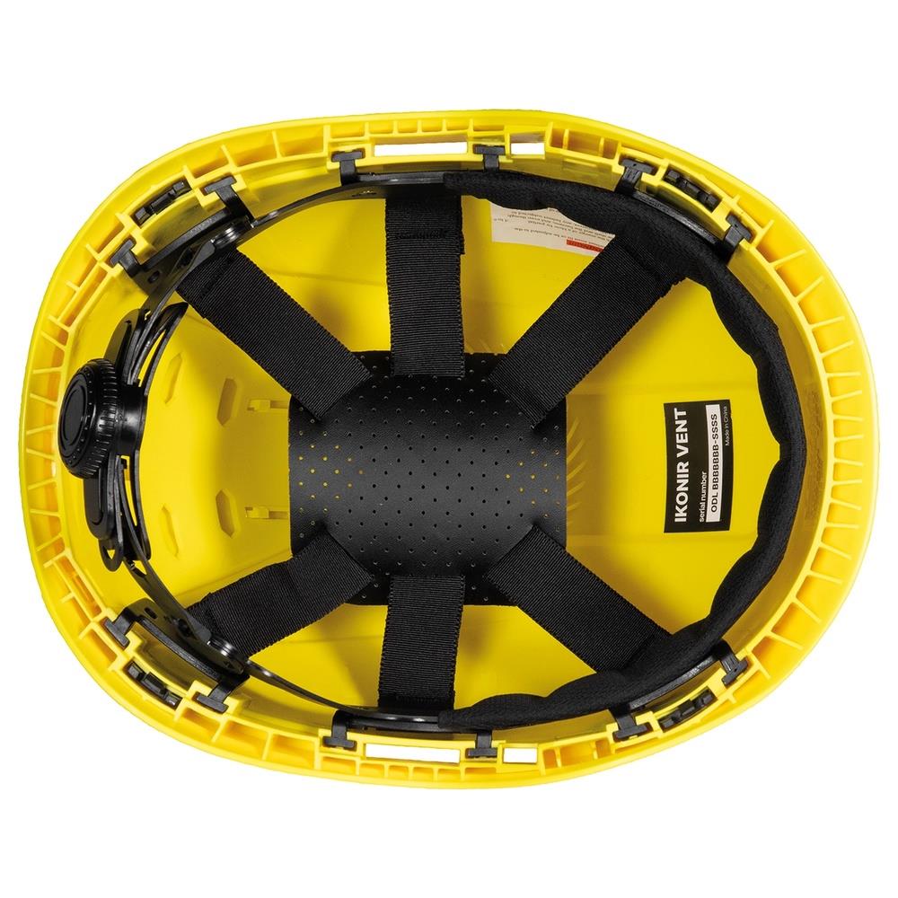 elmetto cofra ikonir vent calotta abs ventilato h002 giallo