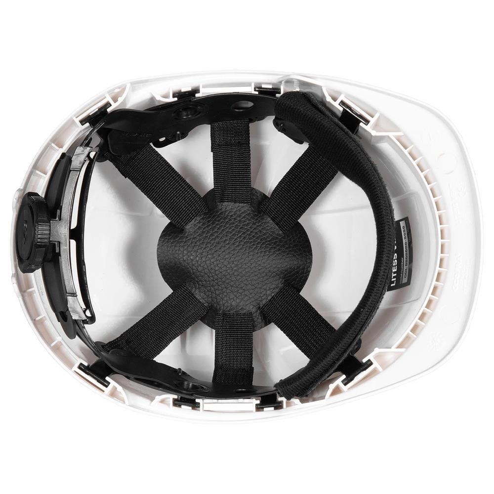 elmetto cofra litess vent calotta abs ventilato h001 bianco