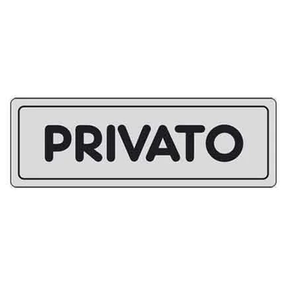 etichetta  privato  15x5 cm
