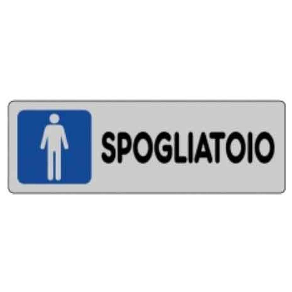 etichetta  spogliatoio uomo  15x15 cm