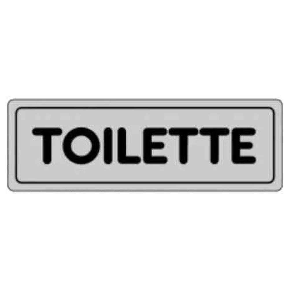etichetta  toilette  15x5 cm