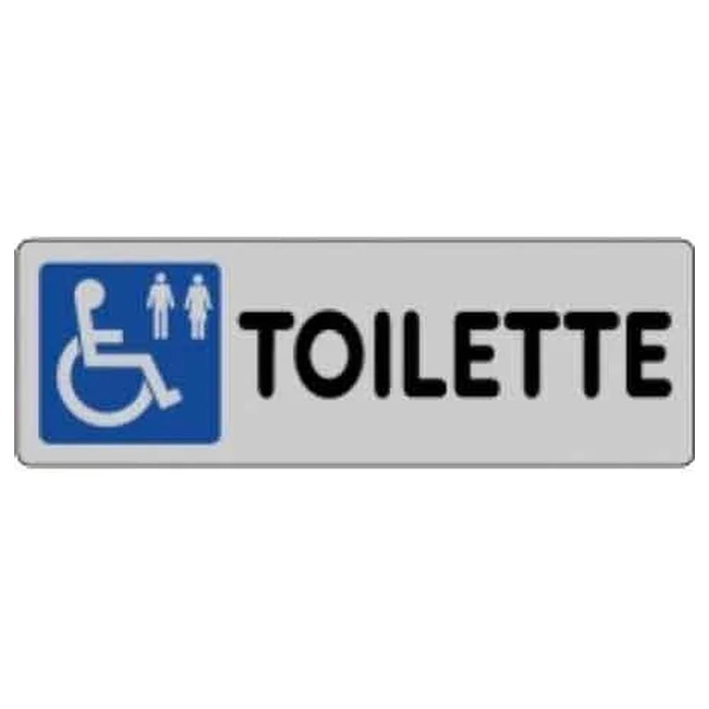 etichetta  toilette disabili  15x15 cm
