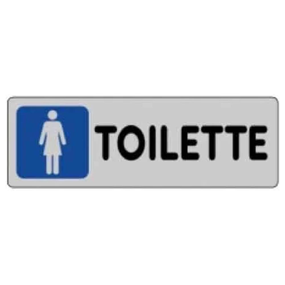 etichetta  toilette donne  15x5 cm