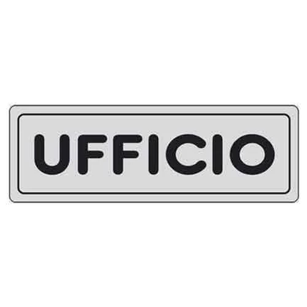etichetta  ufficio  15x5 cm