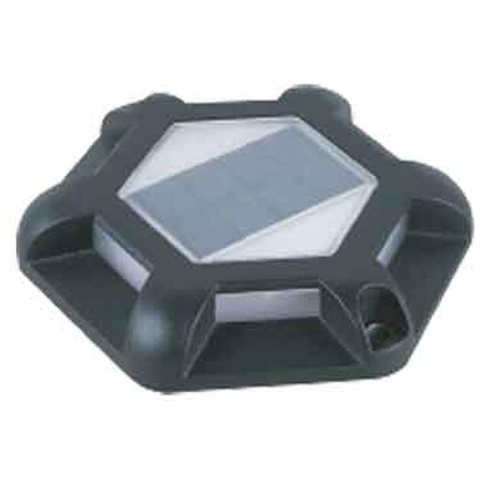 faretto segnapasso solare a led cardinale 1 watt - colore nero