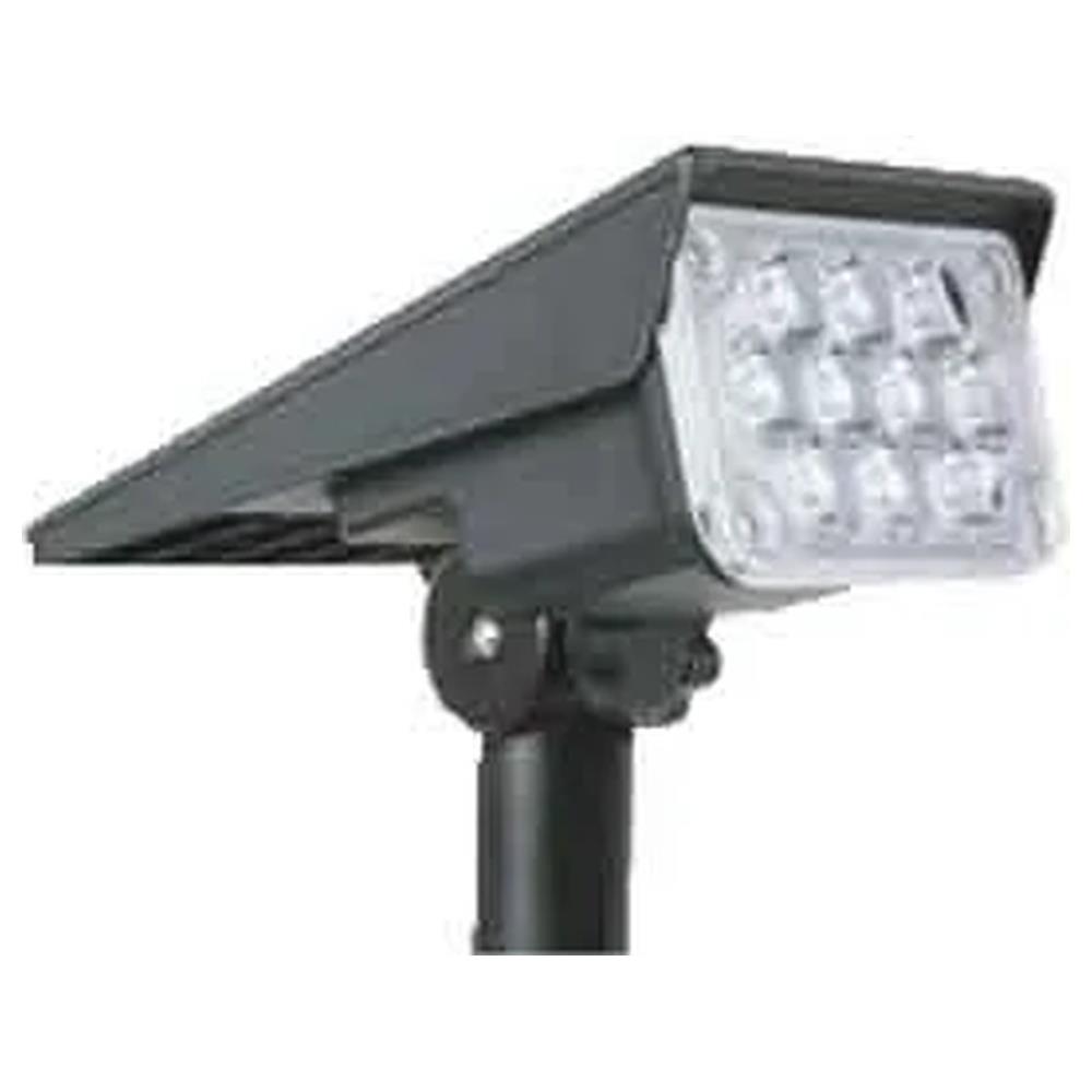 faretto solare a led cardinale 4w - colore nero