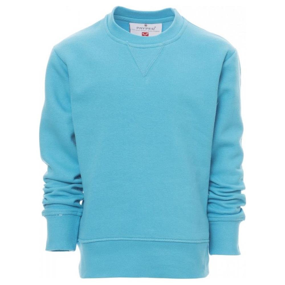 felpa bambino girocollo payper orlando kids blu atollo 3/4