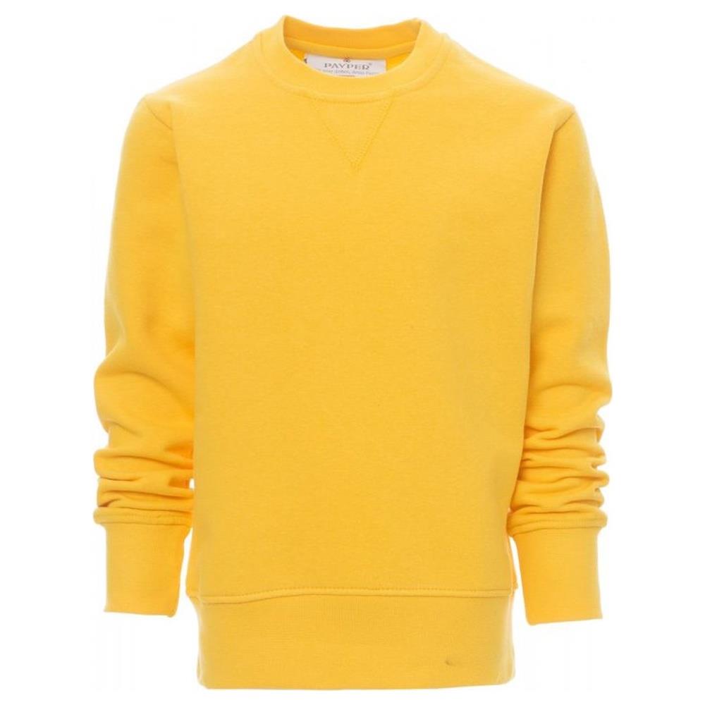 felpa bambino girocollo payper orlando kids giallo 3/4