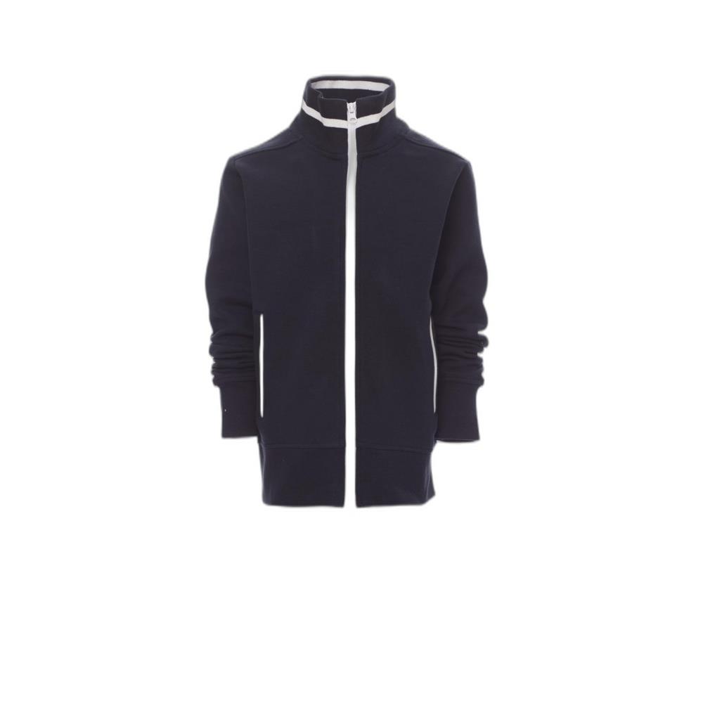 felpa bambino zip intera payper junior+ navy/bianco 3/4
