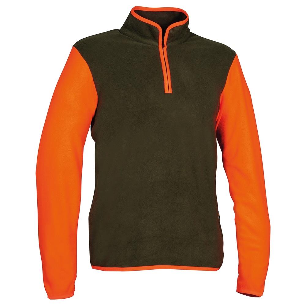 felpa cofra cherson v553 fango/arancione s