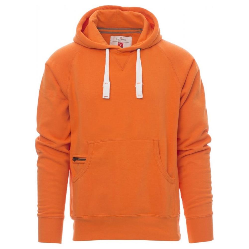 felpa con cappuccio payper atlanta+ arancione xs