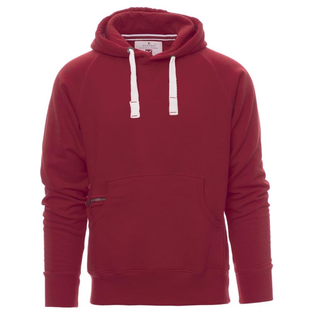 felpa con cappuccio payper atlanta+ bordeaux xs