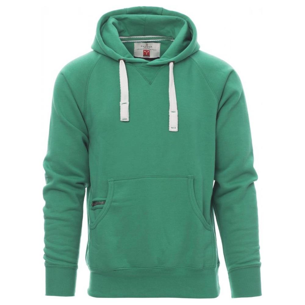 felpa con cappuccio payper atlanta+ emerald green xs