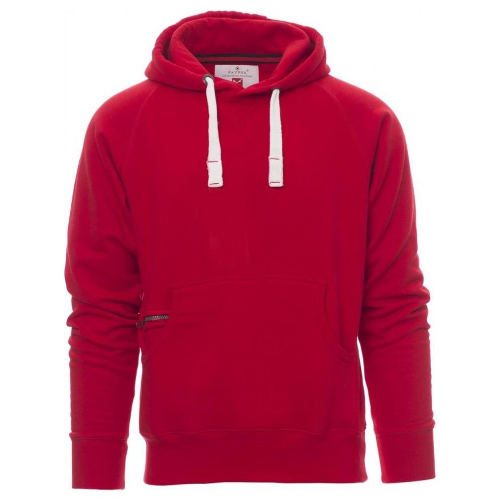 felpa con cappuccio payper atlanta+ rosso xs
