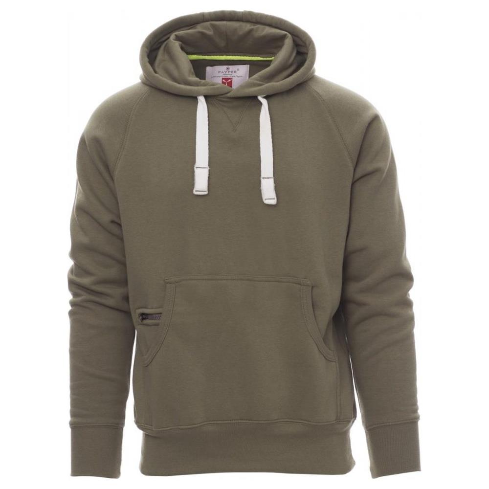 felpa con cappuccio payper atlanta+ verde army xs