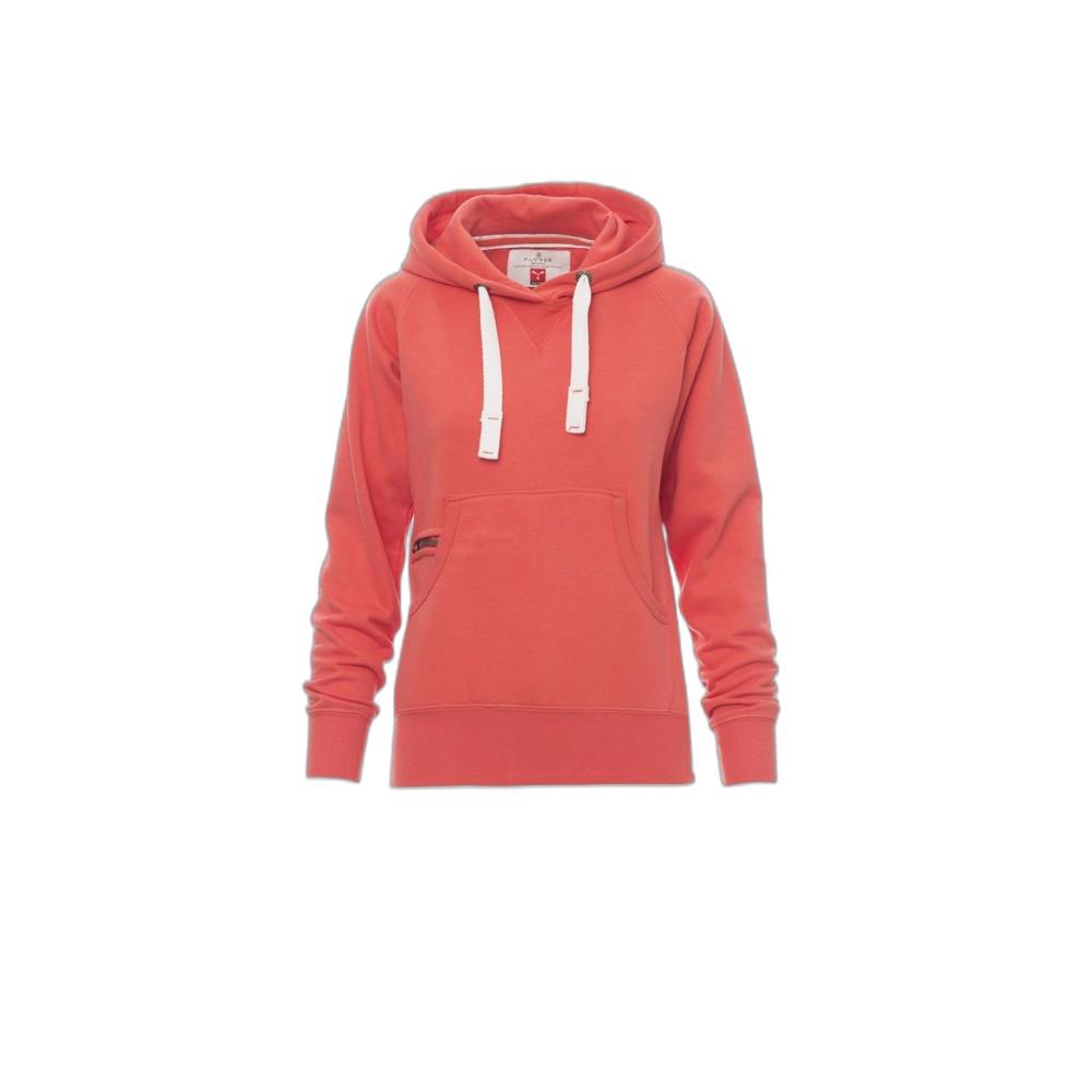 felpa con cappuccio payper atlanta+lady hot coral xs