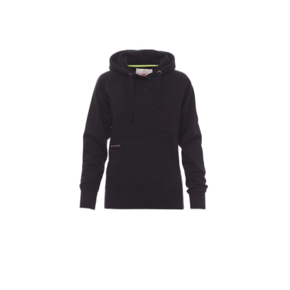 felpa con cappuccio payper atlanta+lady nero xs