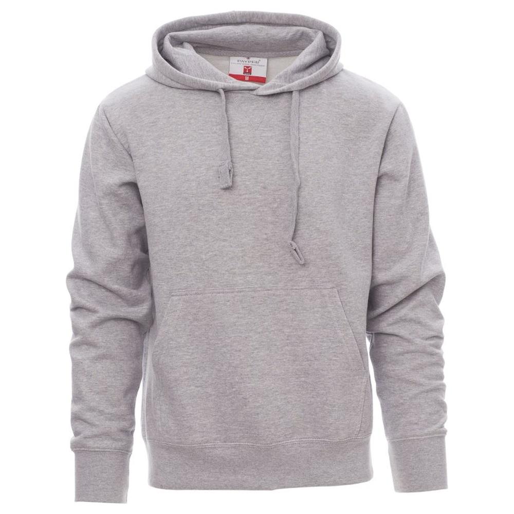 felpa con cappuccio payper toronto grigio melange xs