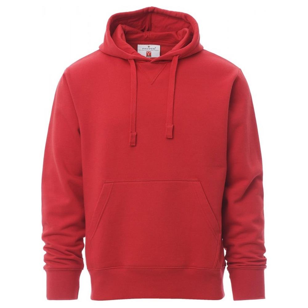 felpa con cappuccio payper toronto rosso xs