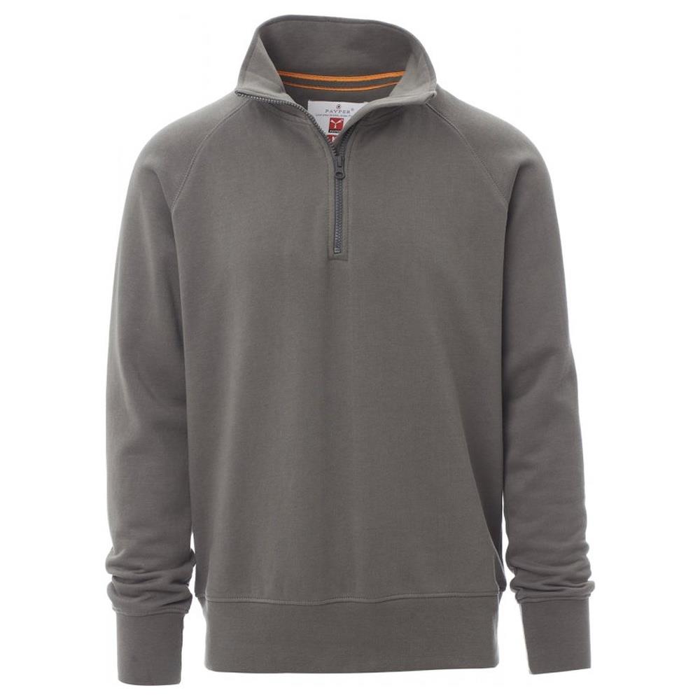 felpa con mezza zip payper austin smoke xs