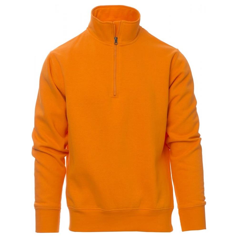 felpa con mezza zip payper canada arancione xs