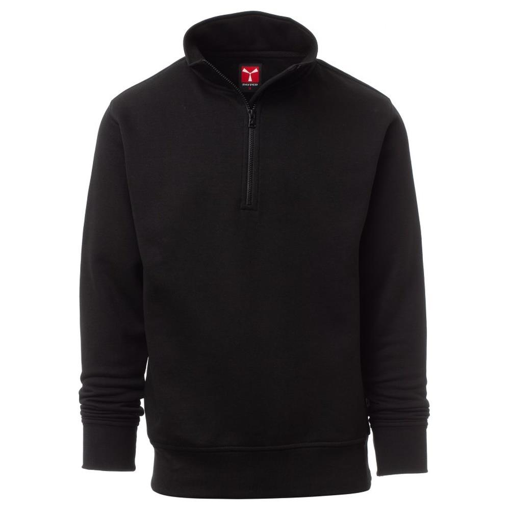 felpa con mezza zip payper carson nero xxs