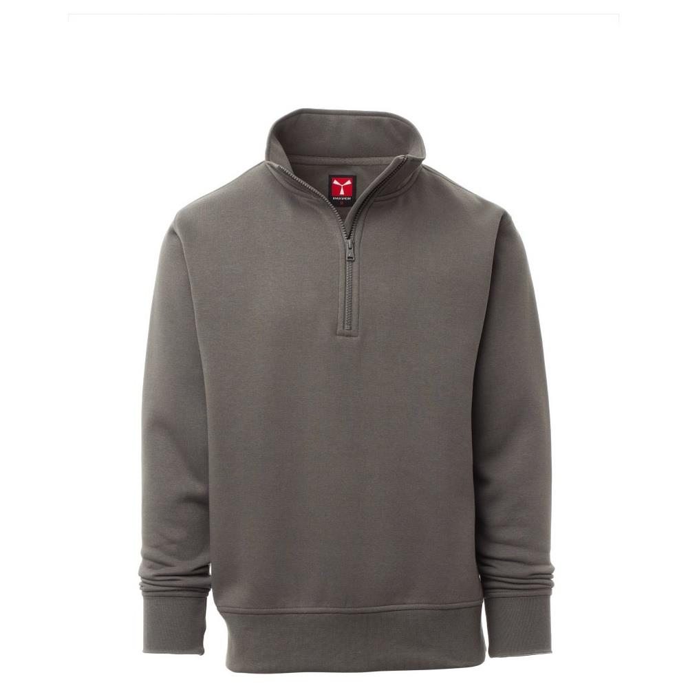 felpa con mezza zip payper carson smoke xxs