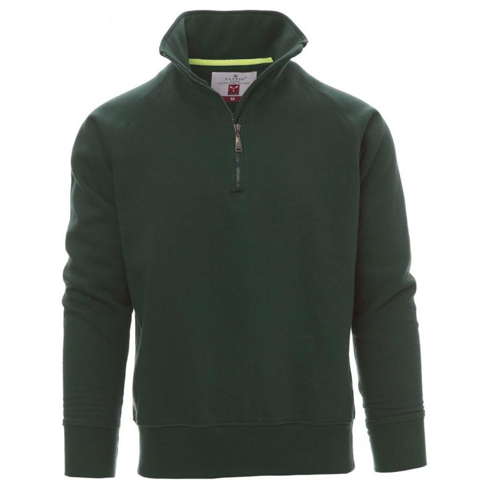 felpa con mezza zip payper miami+ verde xs