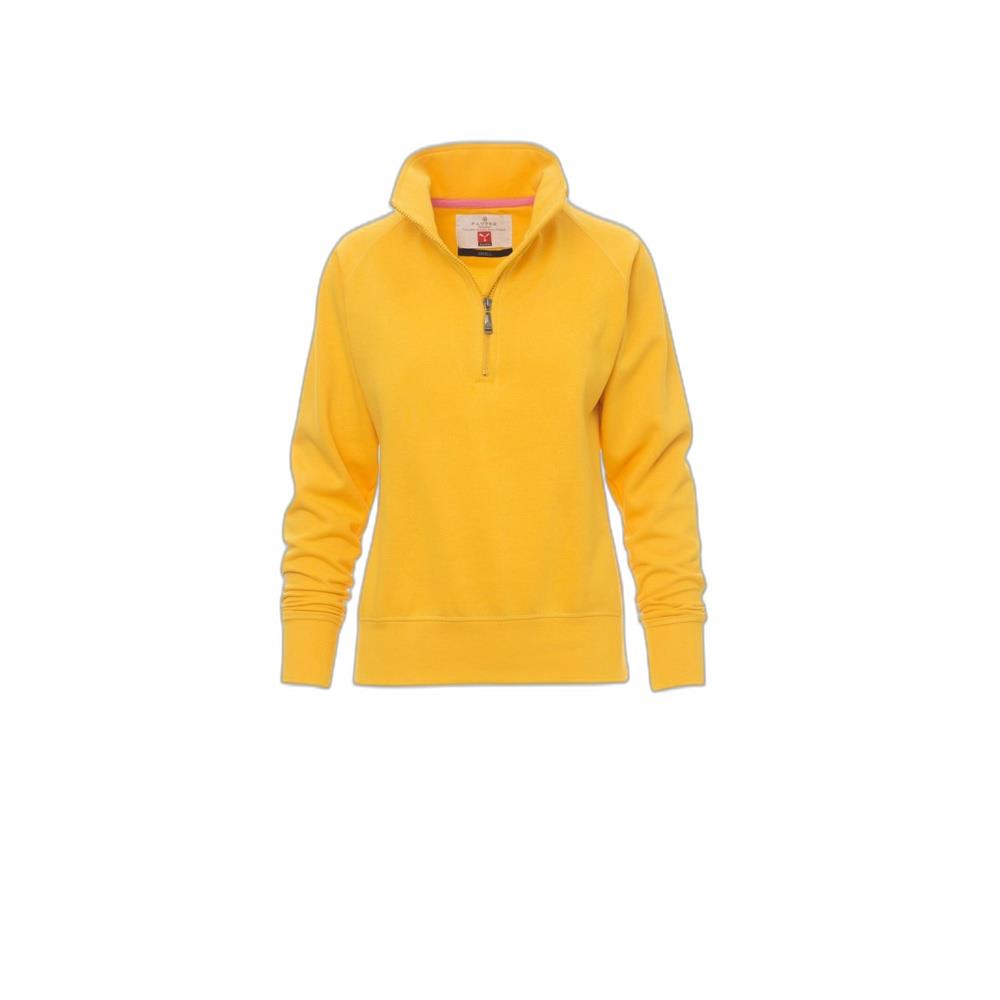 felpa con mezza zip payper miami+lady giallo xs