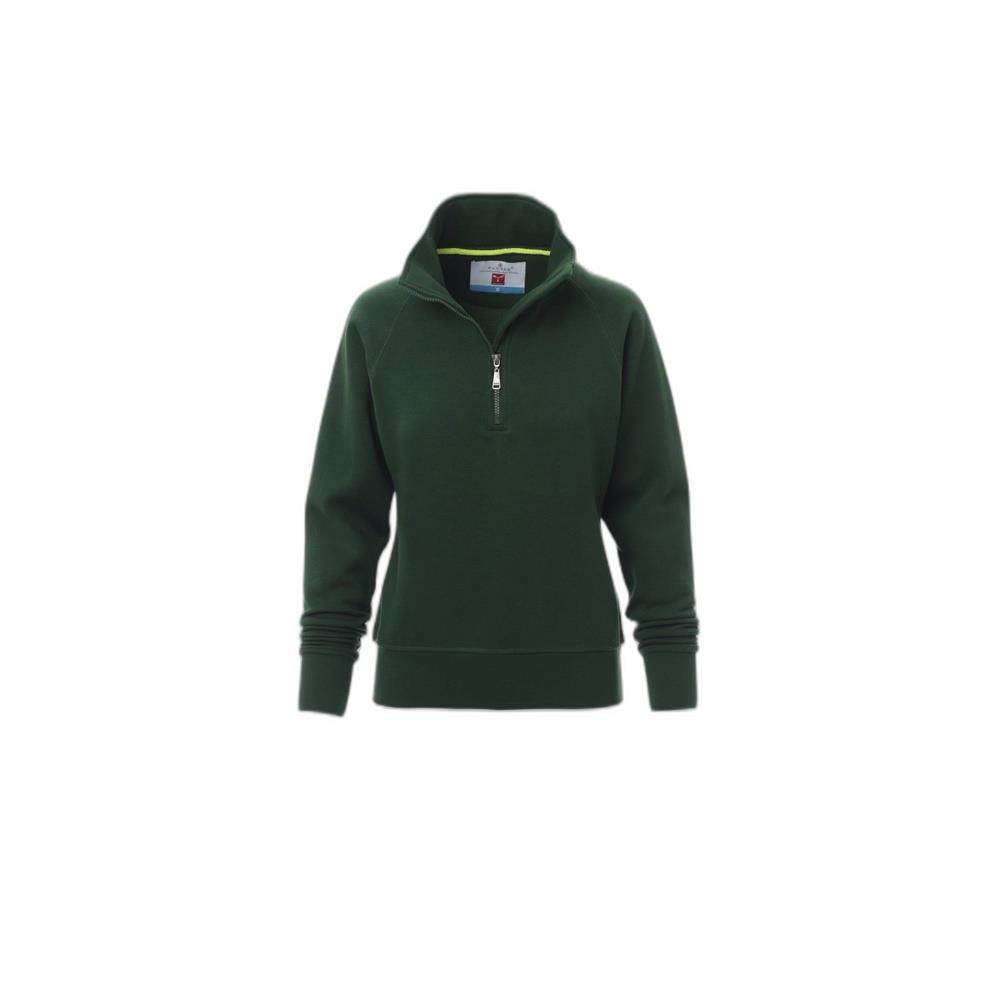felpa con mezza zip payper miami+lady verde xs