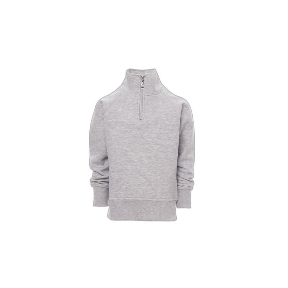 felpa con mezza zip payper zico+ grigio melange 5/6