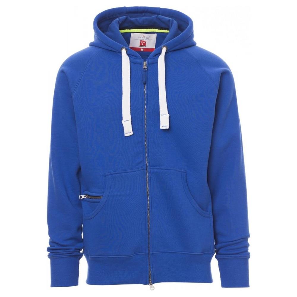 felpa con zip intera e cappuccio  payper dallas+ royal xs