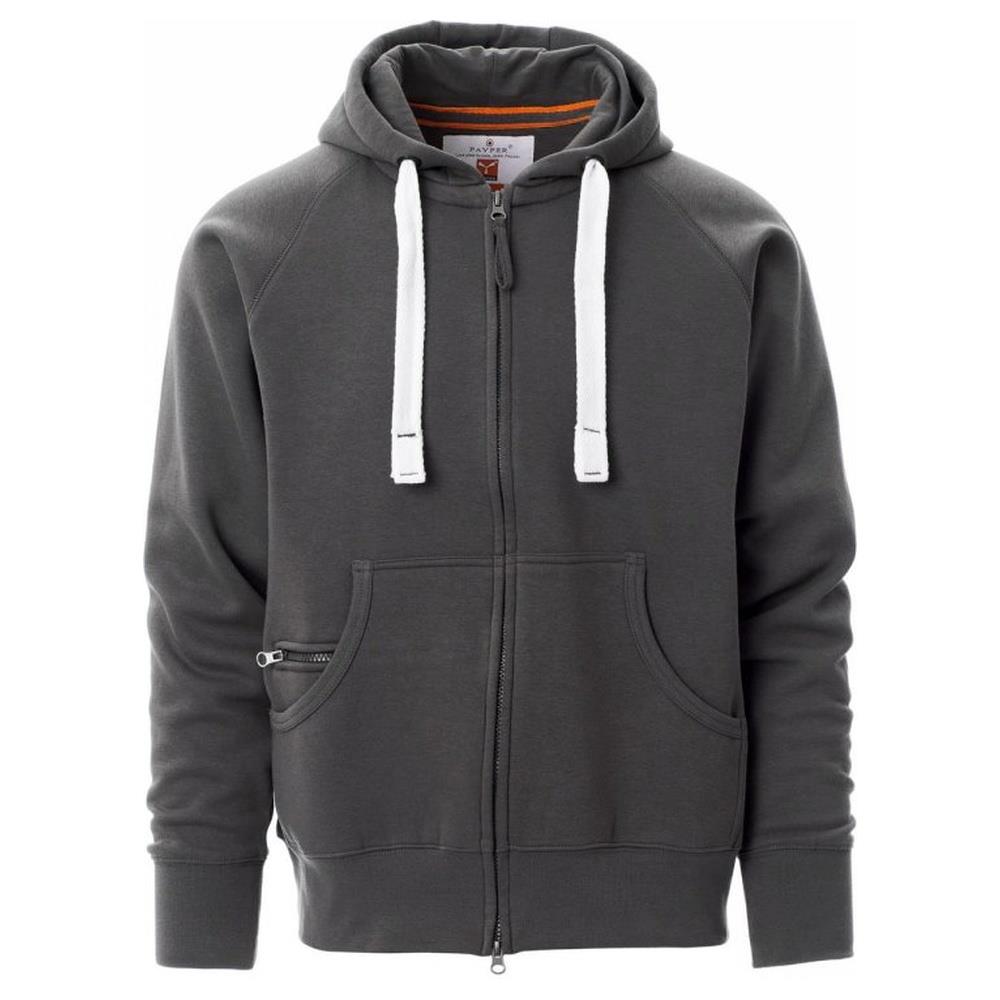 felpa con zip intera e cappuccio  payper dallas+ smoke xs