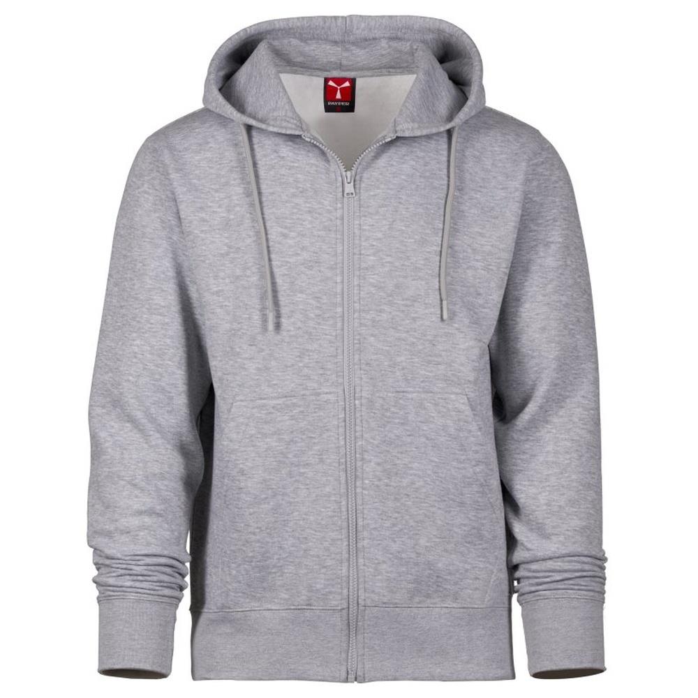 felpa con zip intera e cappuccio payper pontiac grigio melange xxs