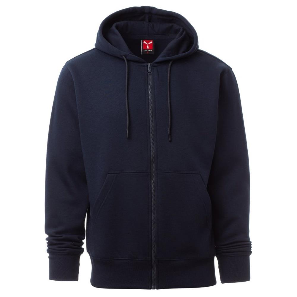 felpa con zip intera e cappuccio payper pontiac navy xxs