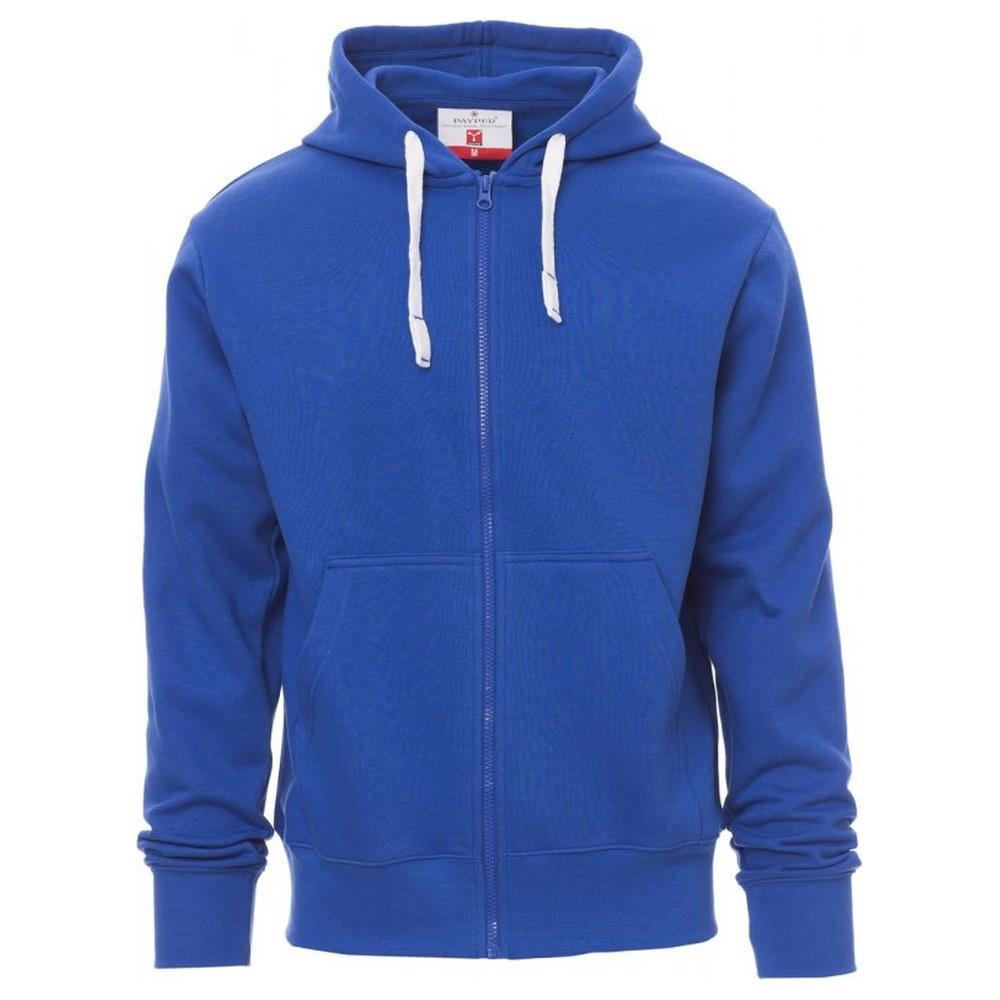 felpa con zip intera e cappuccio payper portland royal xs