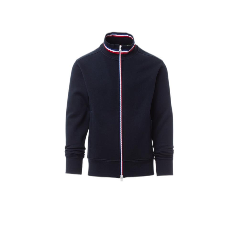 felpa con zip intera payper nazionale navy/francia xxs