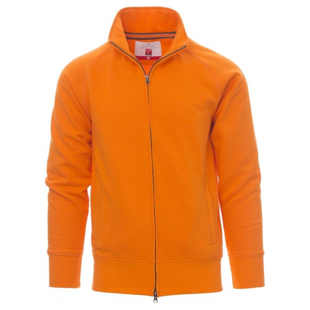 felpa con zip intera payper panama+ arancione xs
