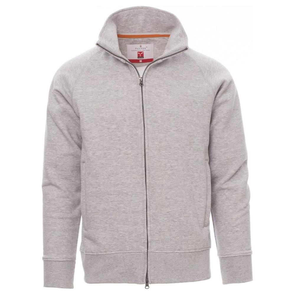 felpa con zip intera payper panama+ grigio melange xs