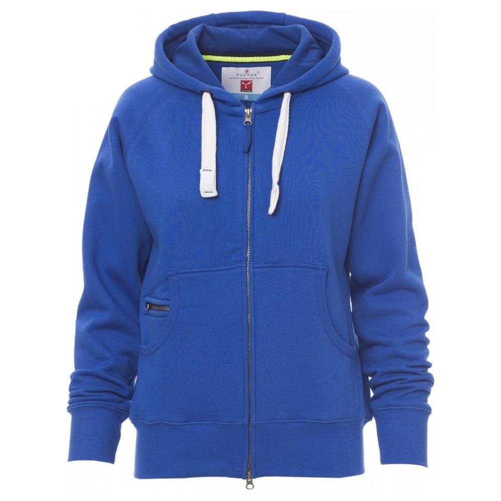 felpa donna con zip intera e cappuccio payper dallas+lady royal xs