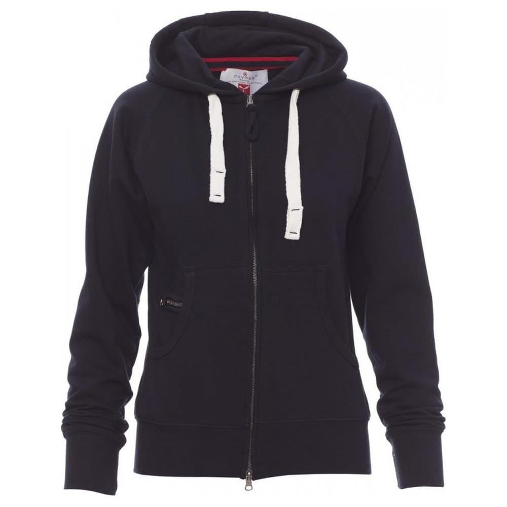 felpa donna con zip intera e cappuccio payper hawaii+lady navy s