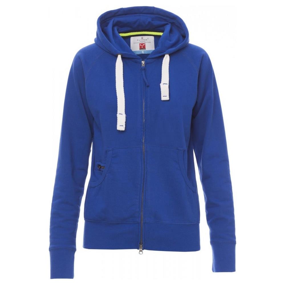 felpa donna con zip intera e cappuccio payper hawaii+lady royal s
