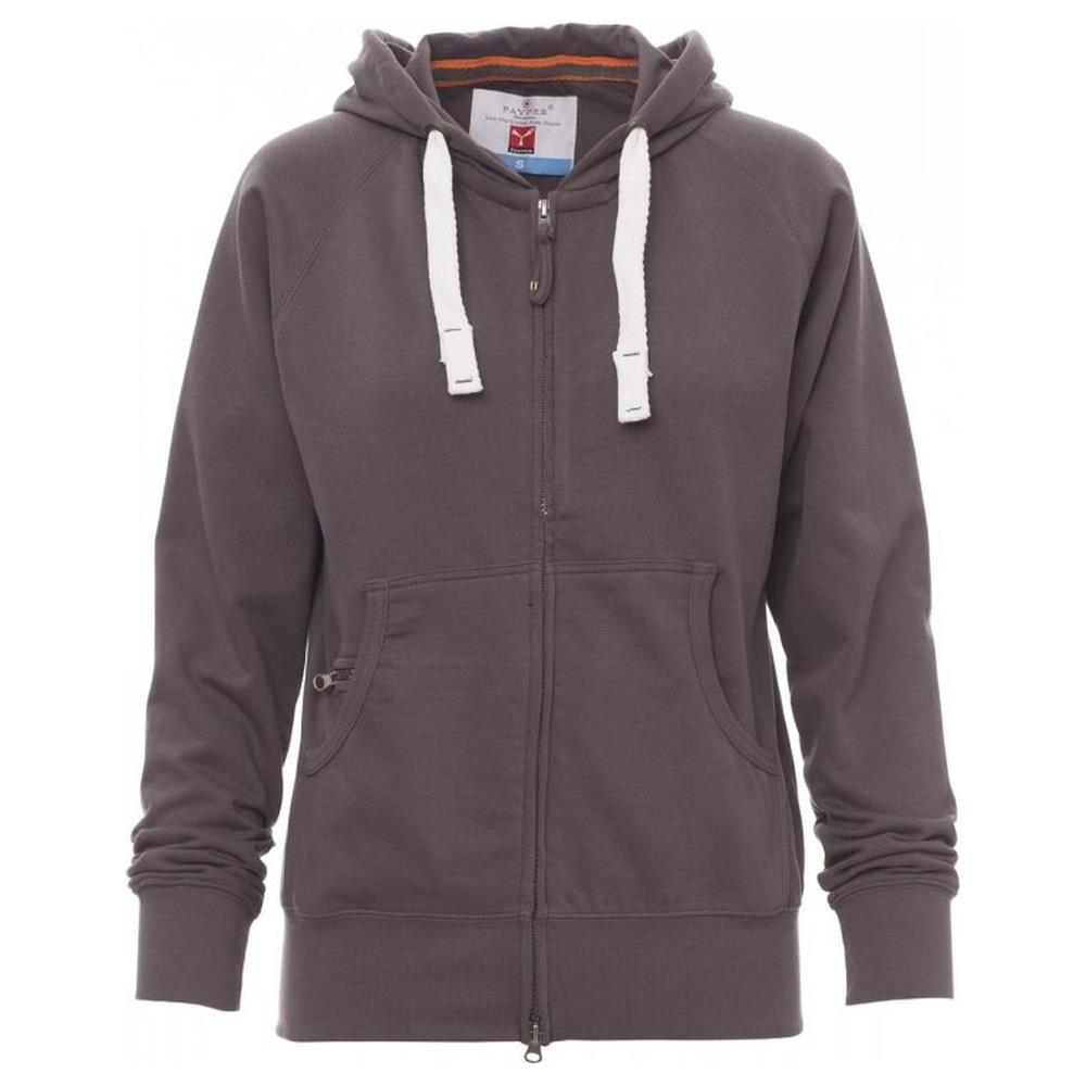 felpa donna con zip intera e cappuccio payper hawaii+lady smoke s