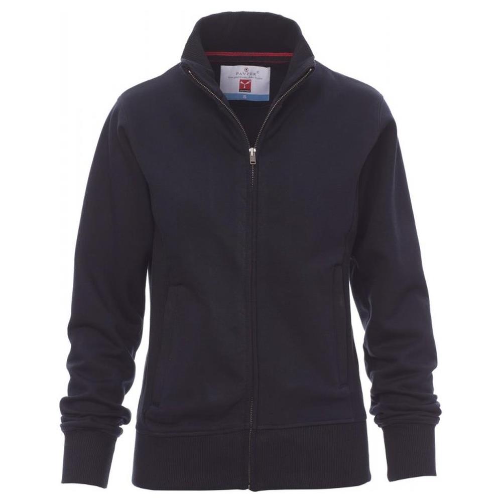 felpa donna con zip intera payper class+lady navy s