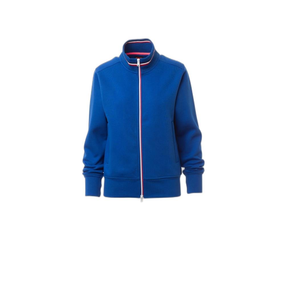 felpa donna con zip intera payper nazionale lady royal/francia s
