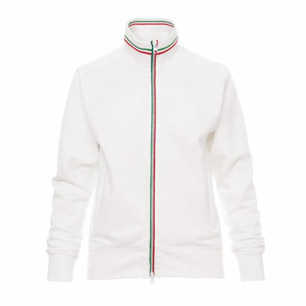 felpa donna con zip intera payper nazionale lady