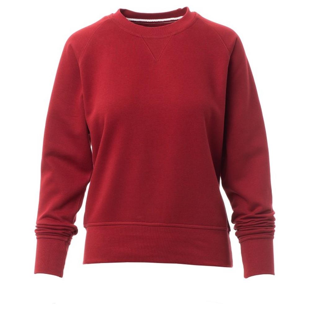 felpa donna girocollo payper mistral+lady bordeaux xs