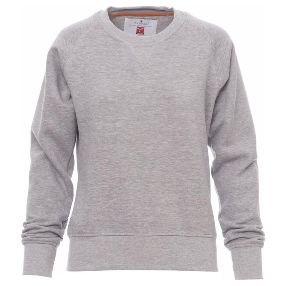 felpa donna girocollo payper mistral+lady grigio melange xs